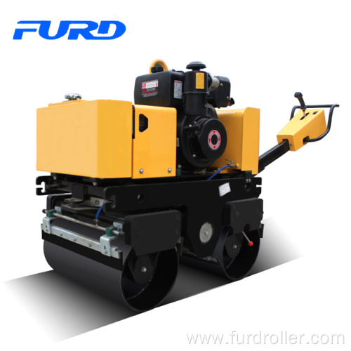 FYL-800 walk behind hydraulic steering double drum vibratory road roller price